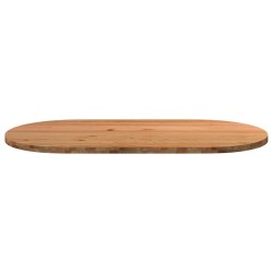 Dessus de table 180x90x4 cm bois de chêne massif ovale 