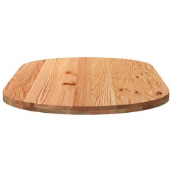 Dessus de table 180x90x4 cm bois de chêne massif ovale 