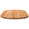 Dessus de table 180x90x4 cm bois de chêne massif ovale 