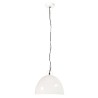 Lampe suspendue industrielle vintage 25 W Blanc Rond 31 cm E27 