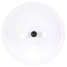 Lampe suspendue industrielle vintage 25 W Blanc Rond 31 cm E27 