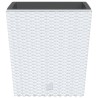 Jardinière et intérieur amovible blanc 21 /32 L rotin PP 