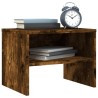 Table de chevet Chêne fumé 40x30x30 cm Bois d'ingénierie 