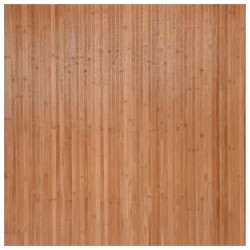 Tapis rectangulaire naturel 100x100 cm bambou 