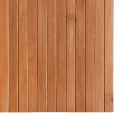 Tapis rectangulaire naturel 100x100 cm bambou 