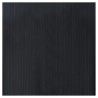 Tapis rectangulaire noir 100x100 cm bambou 