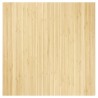 Tapis rectangulaire naturel clair 100x100 cm bambou 