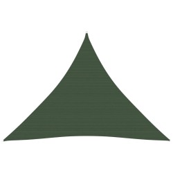 Voile d'ombrage 160 g/m² Vert foncé 5x5x5 m PEHD 