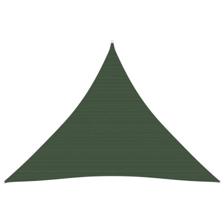 Voile d'ombrage 160 g/m² Vert foncé 5x5x5 m PEHD 