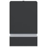 Appliques murales d'extérieur 2 pcs noir acier inoxydable 