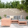 Salon de jardin 5 pcs bois massif sapin de douglas 