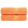 Serviettes de douche de qualité supérieure SOLUND 2 pcs orange 
