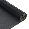 Tapis rectangulaire noir 100x200 cm bambou 