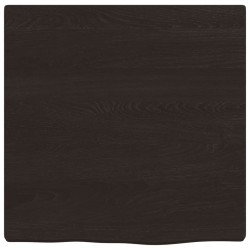 Comptoir de salle de bain marron foncé 40x40x2 cm bois traité 