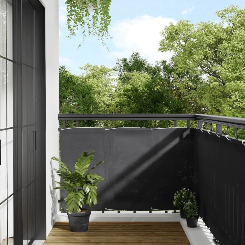 Écran de balcon anthracite 90x800 cm 100% polyester oxford Écran de balcon anthracite 90x800 cm 100% polyester oxford