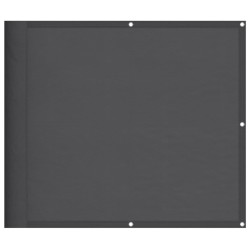 Écran de balcon anthracite 90x800 cm 100% polyester oxford 
