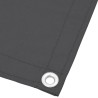 Écran de balcon anthracite 90x800 cm 100% polyester oxford 