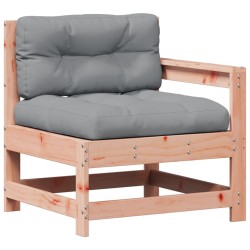 Salon de jardin 4 pcs avec coussins bois massif douglas 