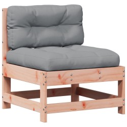 Salon de jardin 4 pcs avec coussins bois massif douglas 