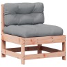 Salon de jardin 4 pcs avec coussins bois massif douglas 