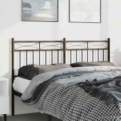 Tête de lit métal noir 150 cm 