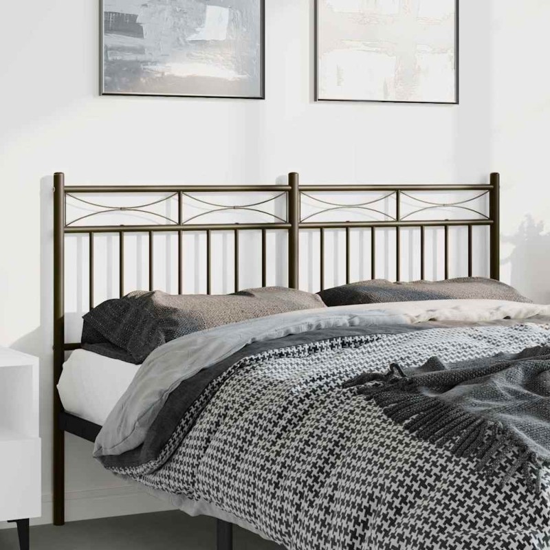 Tête de lit métal noir 150 cm Tête de lit métal noir 150 cm