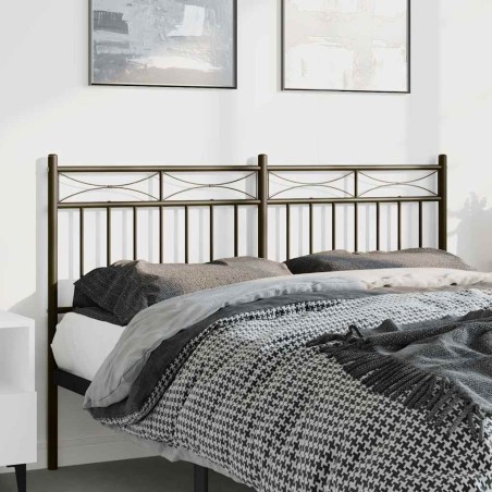 Tête de lit métal noir 150 cm 