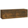 Ensemble de meubles TV 6 pcs Chêne fumé Bois d'ingénierie 