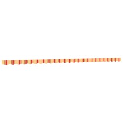 Tissu de remplacement de cantonnière d’auvent jaune orange 6 m 
