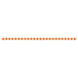 Tissu de remplacement de cantonnière d’auvent jaune orange 6 m 