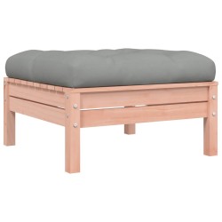 Salon de jardin 5 pcs et coussins bois massif sapin de douglas 