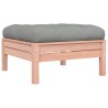 Salon de jardin 5 pcs et coussins bois massif sapin de douglas 