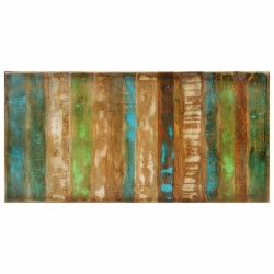 Table à manger 180x90x76 cm bois massif de récupération 