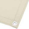 Écran de balcon crème 90x800 cm 100% polyester oxford 