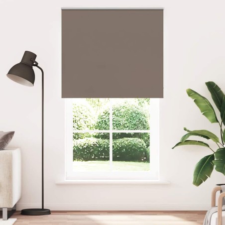 Store enrouleur occultant café 125x230cm largeur du tissu 