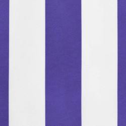 Tissu de remplacement de cantonnière d’auvent rayure bleu blanc 