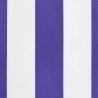Tissu de remplacement de cantonnière d’auvent rayure bleu blanc 