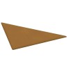Panneaux muraux 12 pcs Marron 30x30 cm Velours 0,54 m² 