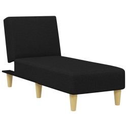 Ensemble de canapés 2 pcs noir tissu 