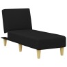 Ensemble de canapés 2 pcs noir tissu 