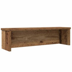 Étagère de cuisine empilable vieux bois 60x15x16 cm 