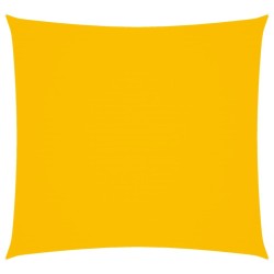 Voile de parasol tissu oxford carré 2x2 m jaune 