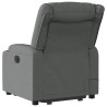 Fauteuil inclinable de massage électrique Gris foncé Tissu 