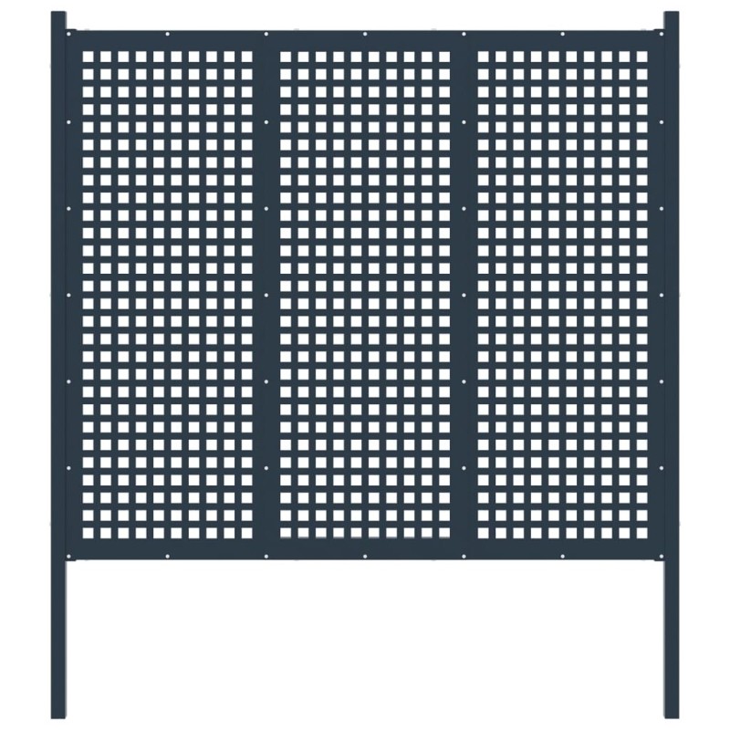 Clôture de jardin Acier 177x200 cm Anthracite Clôture de jardin Acier 177x200 cm Anthracite