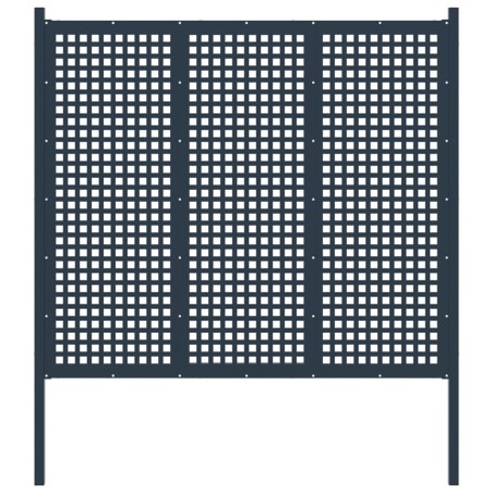 Clôture de jardin Acier 177x200 cm Anthracite 