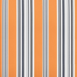 Tissu de remplacement de cantonnière d’auvent multicolore 6 m 