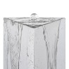 Fontaine de jardin et pompe Acier inoxydable 76 cm Triangulaire 