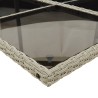 Ensemble à manger de jardin et coussins 7 pcs gris clair rotin 