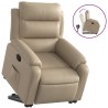Fauteuil inclinable Cappuccino Similicuir 