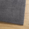 Tapis HUARTE à poils courts doux et lavable anthracite 60x110cm 